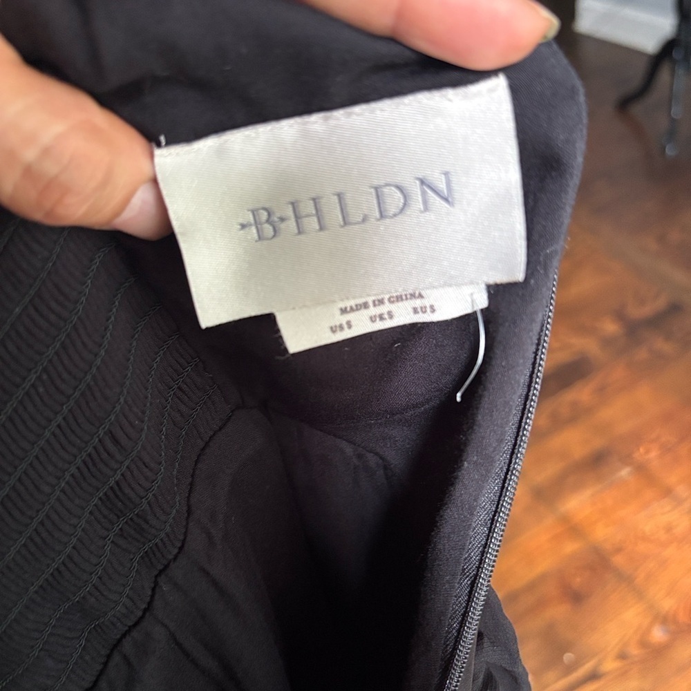 BHLDN Black High Low Ruffle Dress - Picture 10 of 10